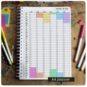 Personalised Teacher's Planner week to view 25/26 (UNDATED)