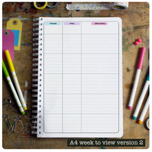 Load image into Gallery viewer, Personalised Teacher&#39;s Planner week to view 25/26 (UNDATED)
