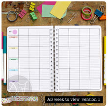 Load image into Gallery viewer, Personalised Teacher&#39;s Planner week to view 24/25 (undated)
