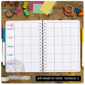 Personalised Teacher's Planner week to view 24/25 (undated)