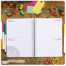 Load image into Gallery viewer, 2025 A4/A5 2 days per page personalised diary
